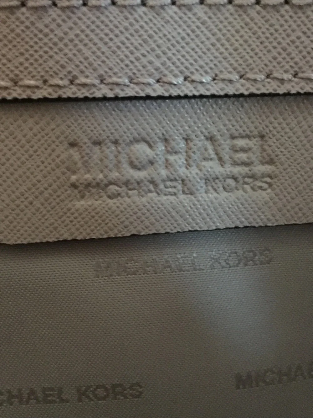 Michael Kors Blush Pink Saffiano Dome Satchel with Gold Hardware